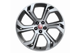 Jaguar E-PACE 20" Style 6014, Diamond Turned with Satin Grey contrast