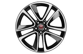 Jaguar F-TYPE 19" Style 5058, Diamond Turned with Technical Grey contrast, rear