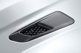 Jaguar F-TYPE Bonnet Louvre - Carbon Fibre, Right Side, AWD