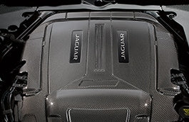 Jaguar F-TYPE Carbon Fibre Engine Cover