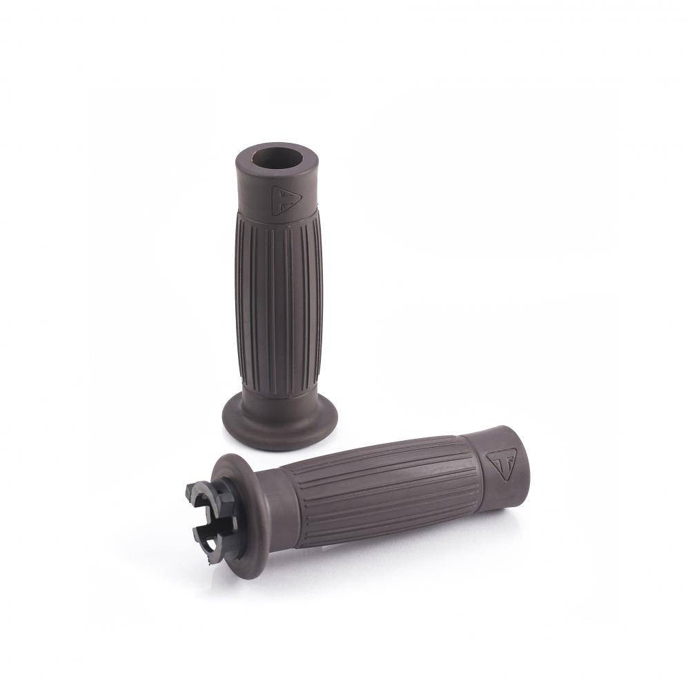 STREET CUP Gummy Grip kit D22.2 Brown - Triumph Motorcycles at Grange Motors Accessory Shop