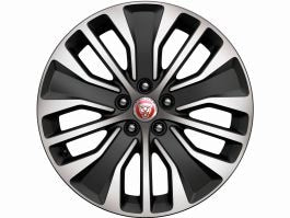 Jaguar I-PACE 19" Style 5055, Diamond Turned with Gloss Dark Grey contrast