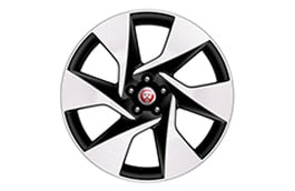 Jaguar I-PACE 20" Style 6007, Diamond Turned with Gloss Dark Grey contrast