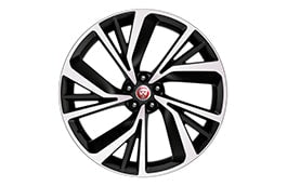 Jaguar I-PACE 22" Style 5056, Diamond Turned with Gloss Dark Grey contrast