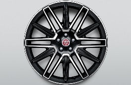 Jaguar E-PACE 21" Style 1078, Diamond Turned with Gloss Black contrast