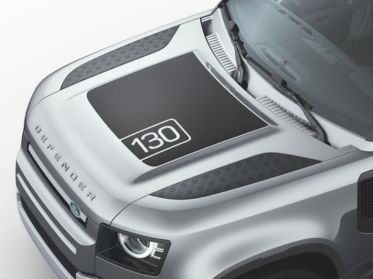 Land Rover Defender - Matte Black Bonnet Decal