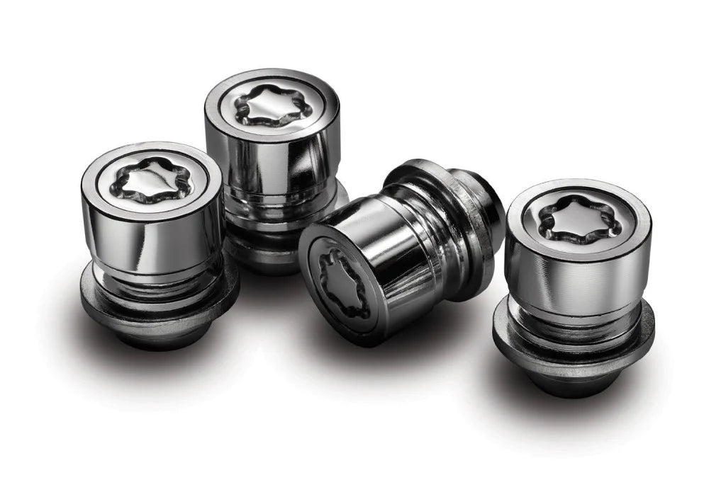 Locking Wheel Bolts - Silver
