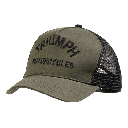 Coast Trucker Cap in Khaki and Black