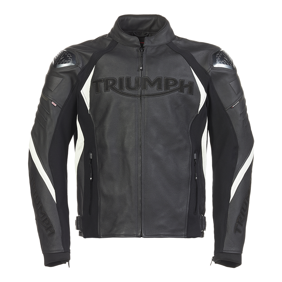 Triple Leather Jacket in Black - SS23