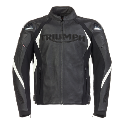 Triple Leather Jacket in Black - SS23