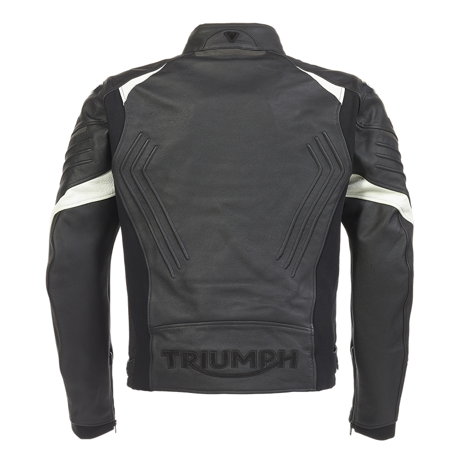 Triple Leather Jacket in Black - SS23