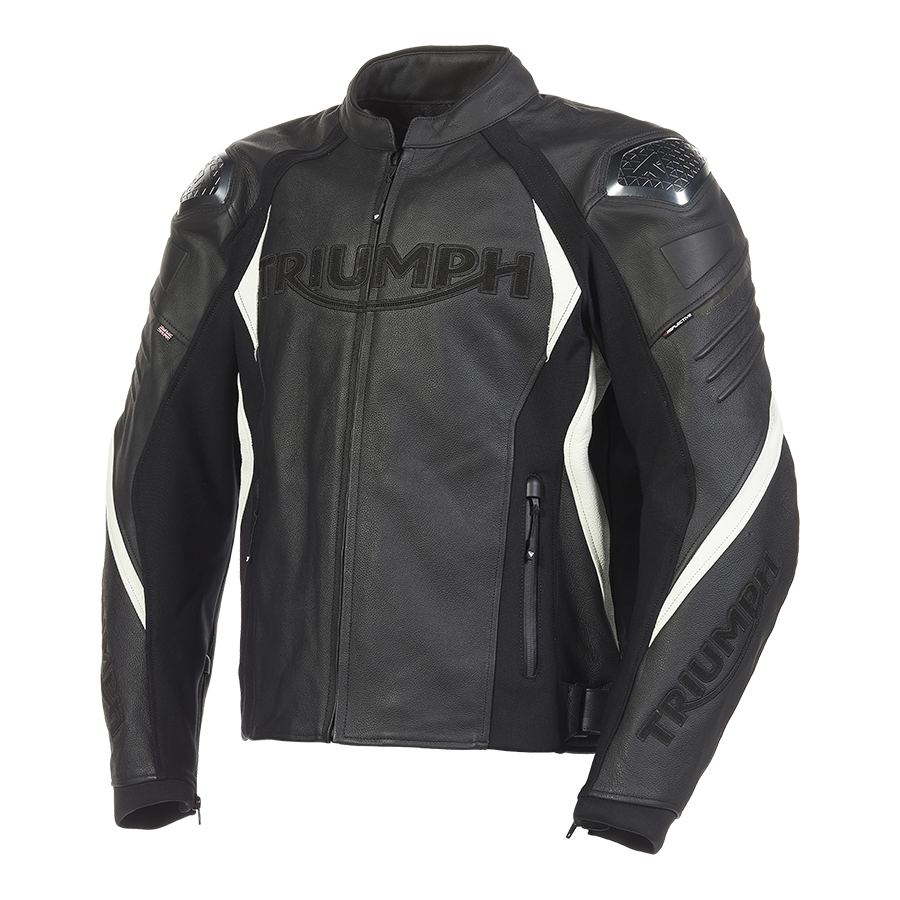 Triple Leather Jacket in Black - SS23
