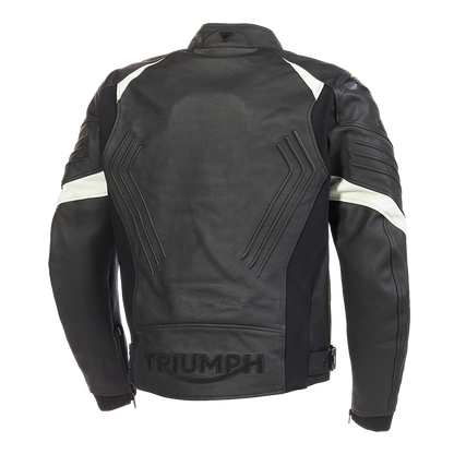 Triple Leather Jacket in Black - SS23
