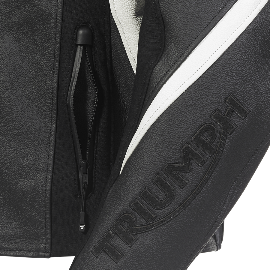 Triple Leather Jacket in Black - SS23