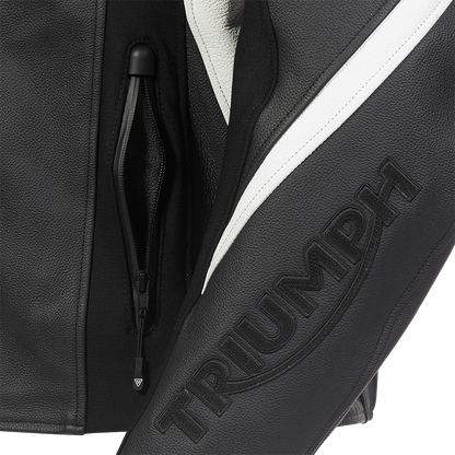 Triple Leather Jacket in Black - SS23