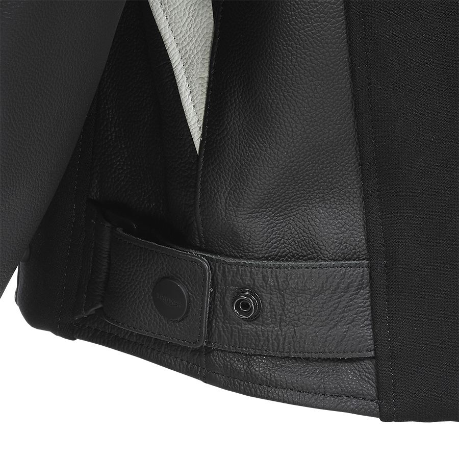 Triple Leather Jacket in Black - SS23