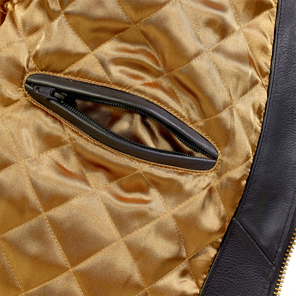 Braddan Sport Jacket in Black and Gold - SS23