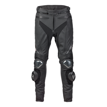 Triple Perforated Leather Pants