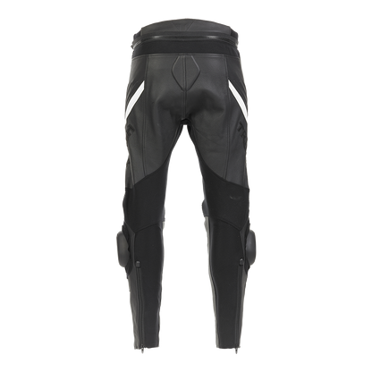 Triple Leather Jeans in Black - SS23