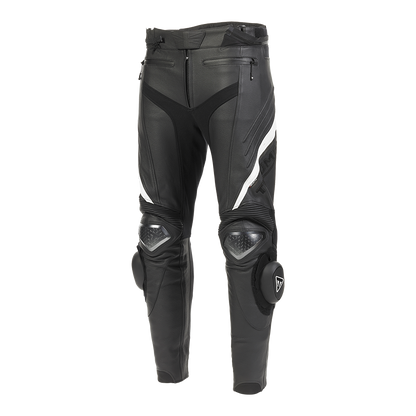 Triple Leather Jeans in Black - SS23