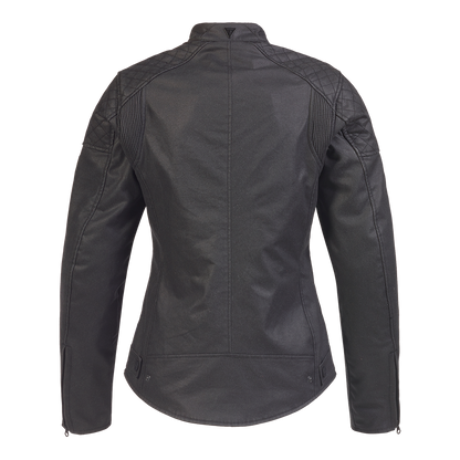 Braddan Womens Wax Jacket in Black - SS23
