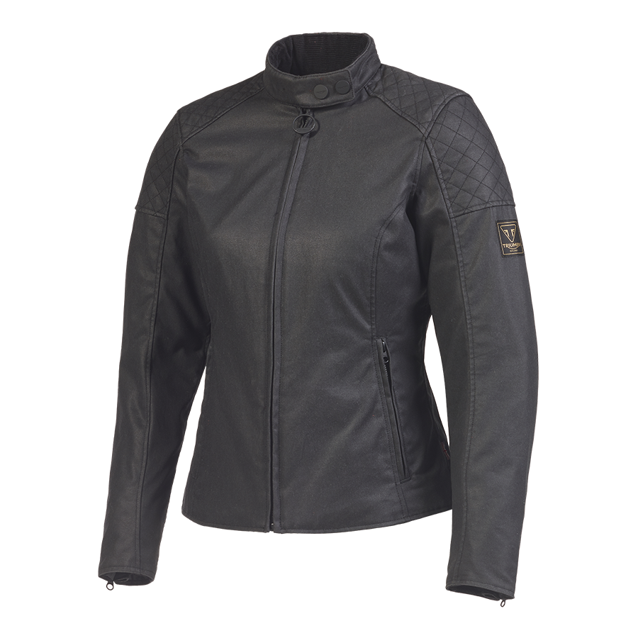 Braddan Womens Wax Jacket in Black - SS23