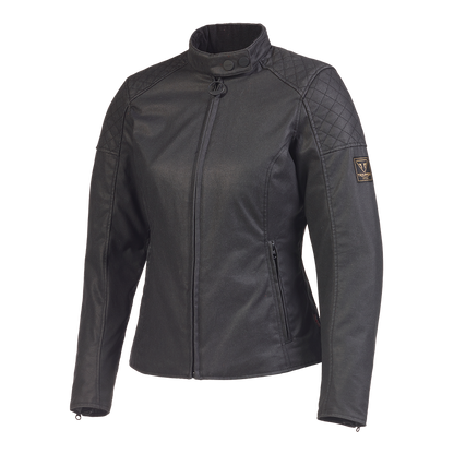 Braddan Womens Wax Jacket in Black - SS23