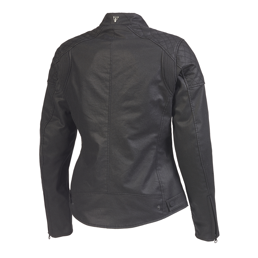 Braddan Womens Wax Jacket in Black - SS23