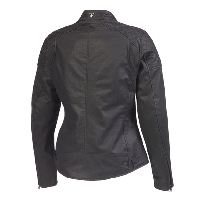 Braddan Womens Wax Jacket in Black - SS23
