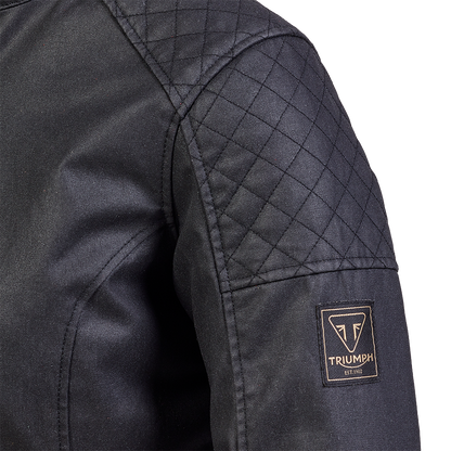 Braddan Womens Wax Jacket in Black - SS23