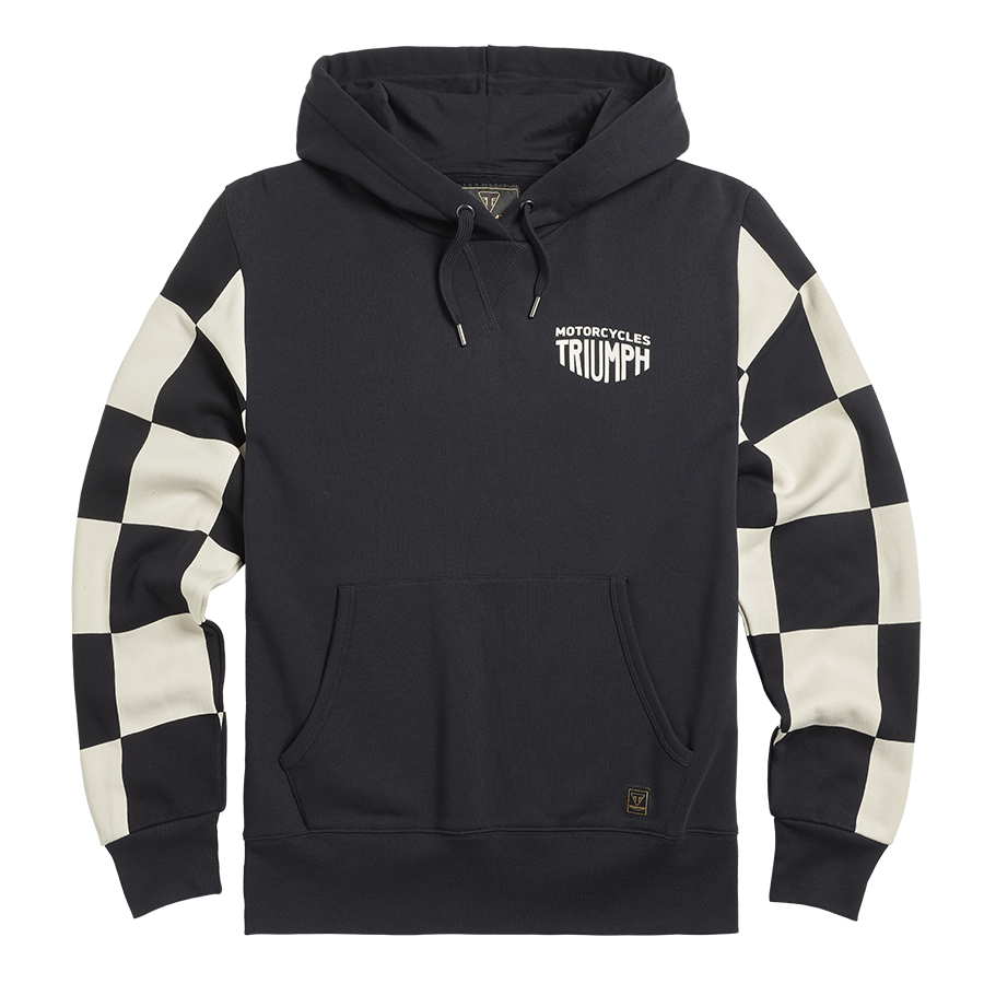 Haytham Checkerboard Hoodie in Black and White - SS23