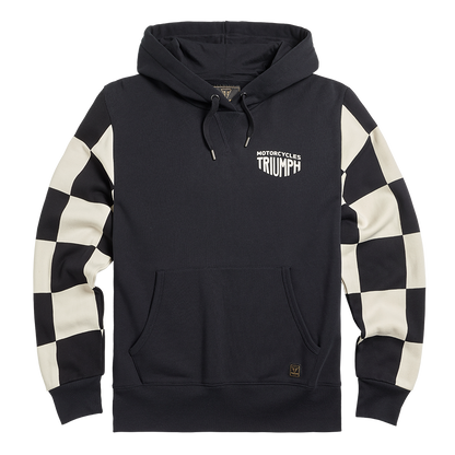 Haytham Checkerboard Hoodie in Black and White - SS23