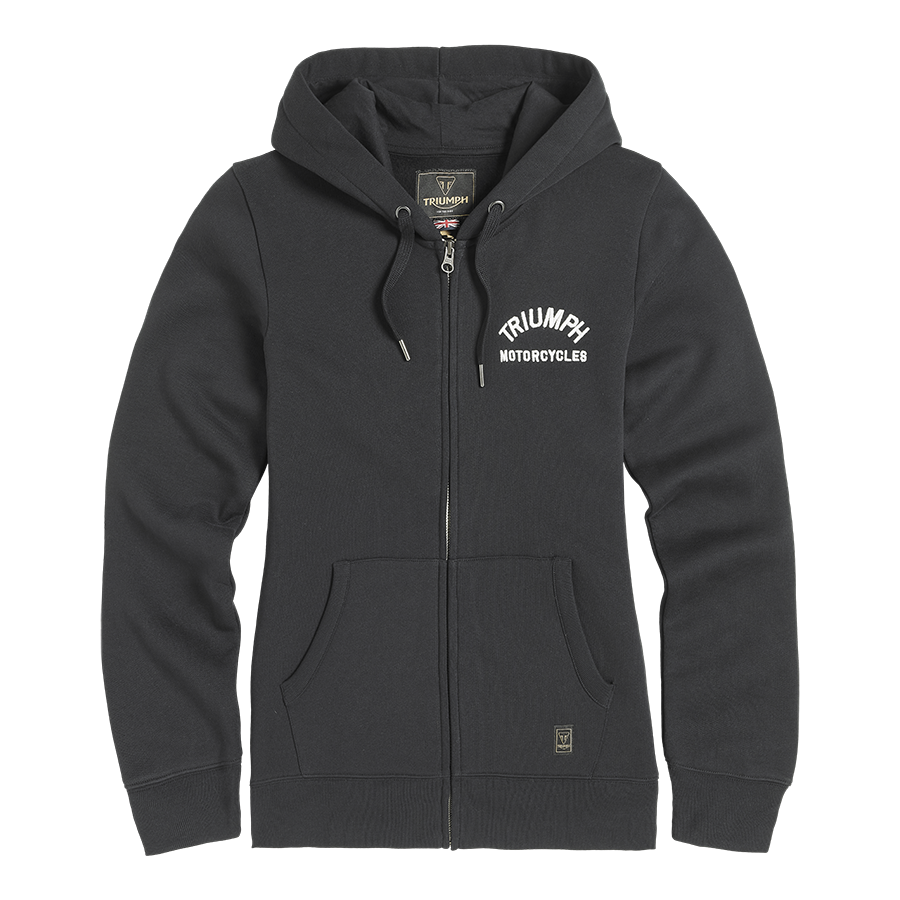 Lilly Womens Full-Zip Hoodie in Black - SS23