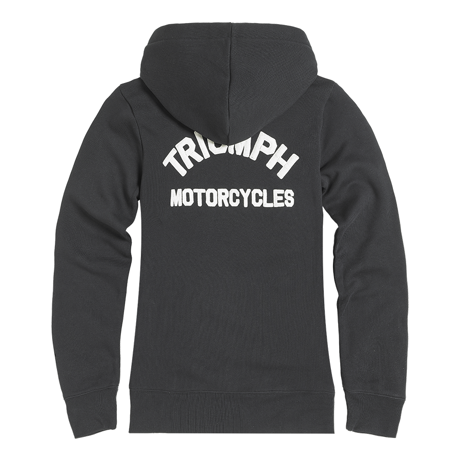 Lilly Womens Full-Zip Hoodie in Black - SS23