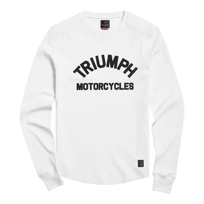 Swain Womens Long Sleeved Waffle in White