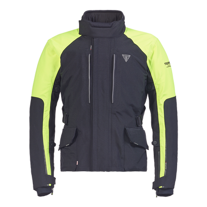 Tourer Bright Jacket in Black and Fluoro - SS23
