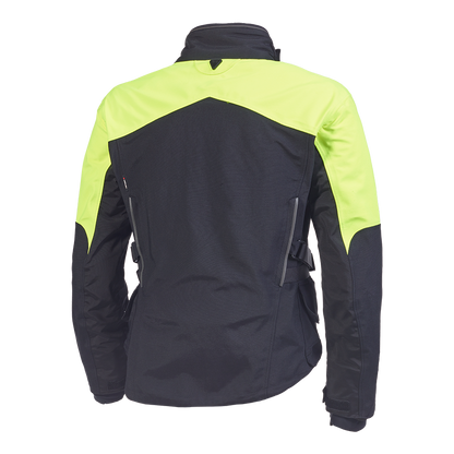 Tourer Bright Jacket in Black and Fluoro - SS23