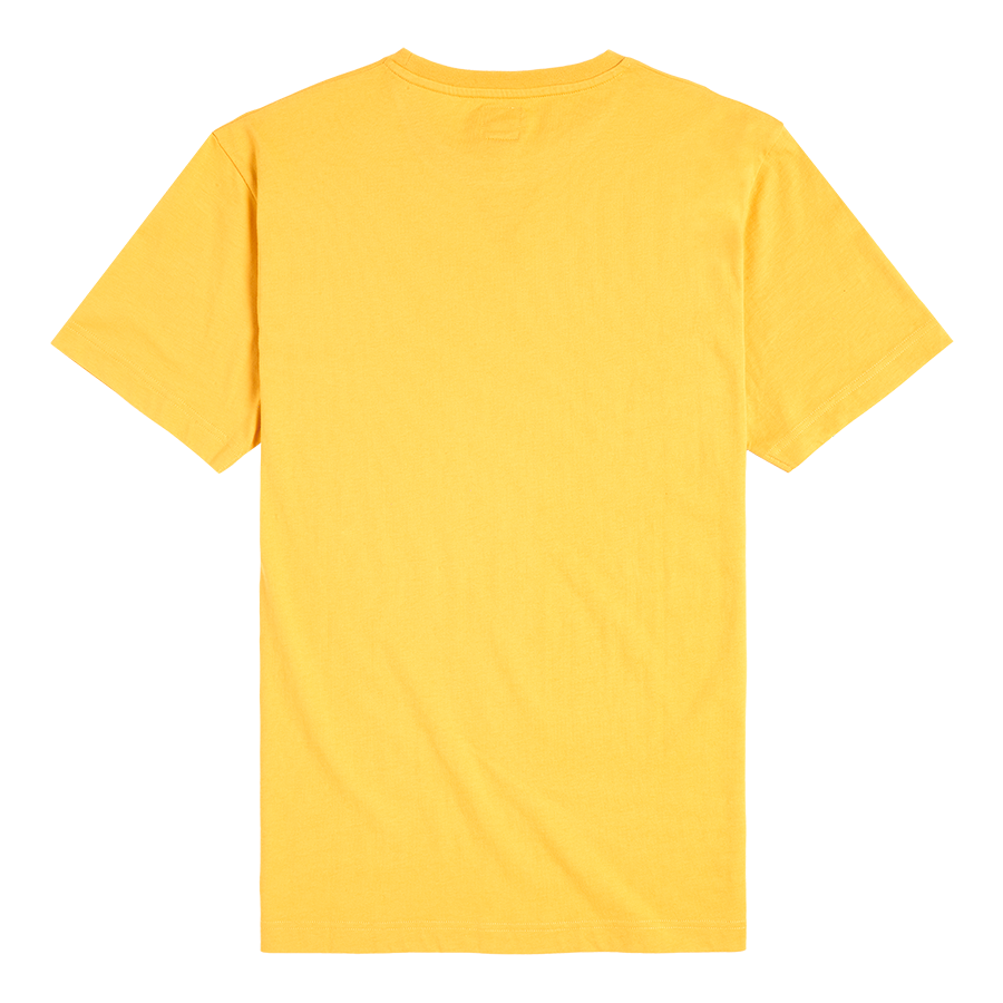Cartmel Printed Logo Tee in Gold - SS23