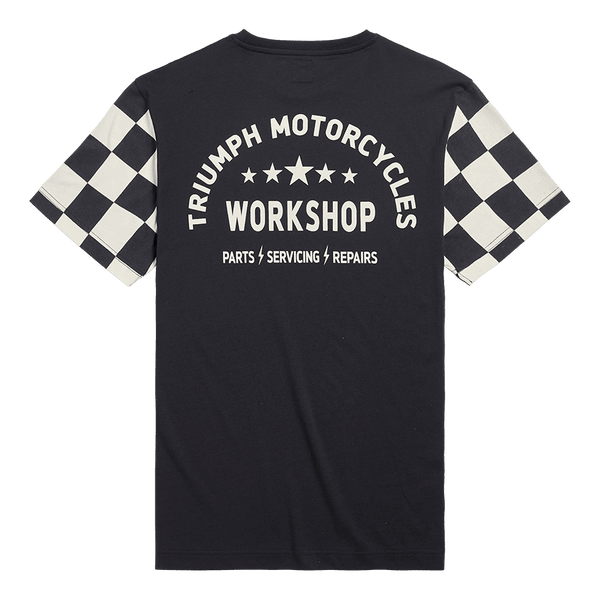 PRESTON BLACK/BONE TEE - Triumph Motorcycles