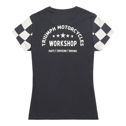 Marie Womens Tee in Black and Bone - SS23