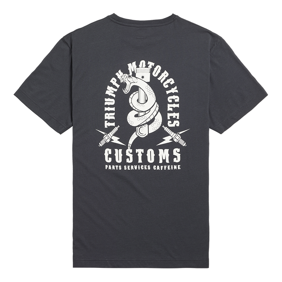 Snake Pit Tee in Black and Bone - SS23