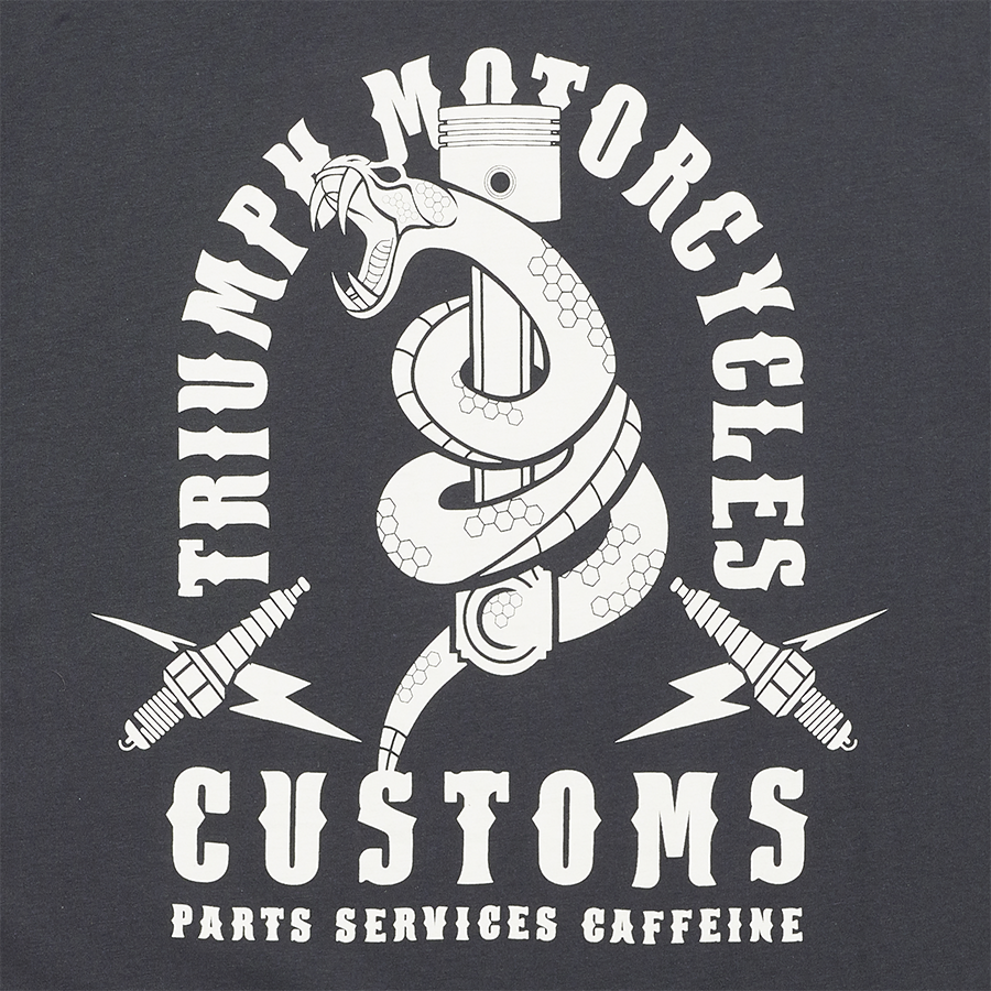 Snake Pit Tee in Black and Bone - SS23
