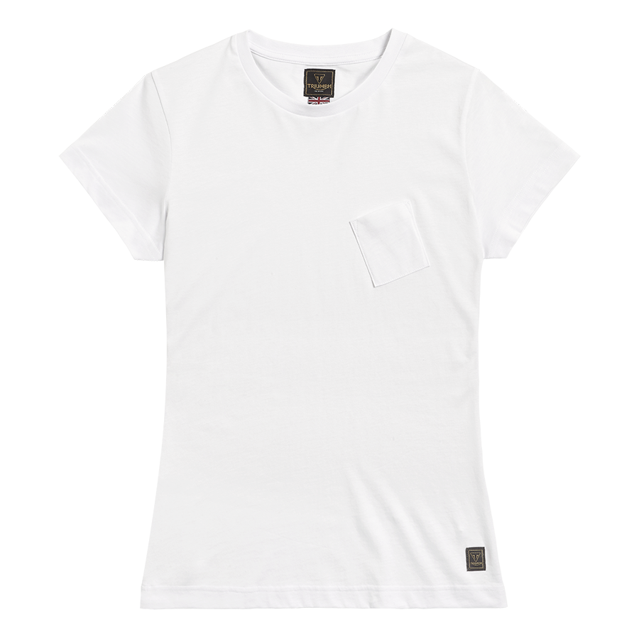 Snake Pit Womens Tee in White and Grey - SS23