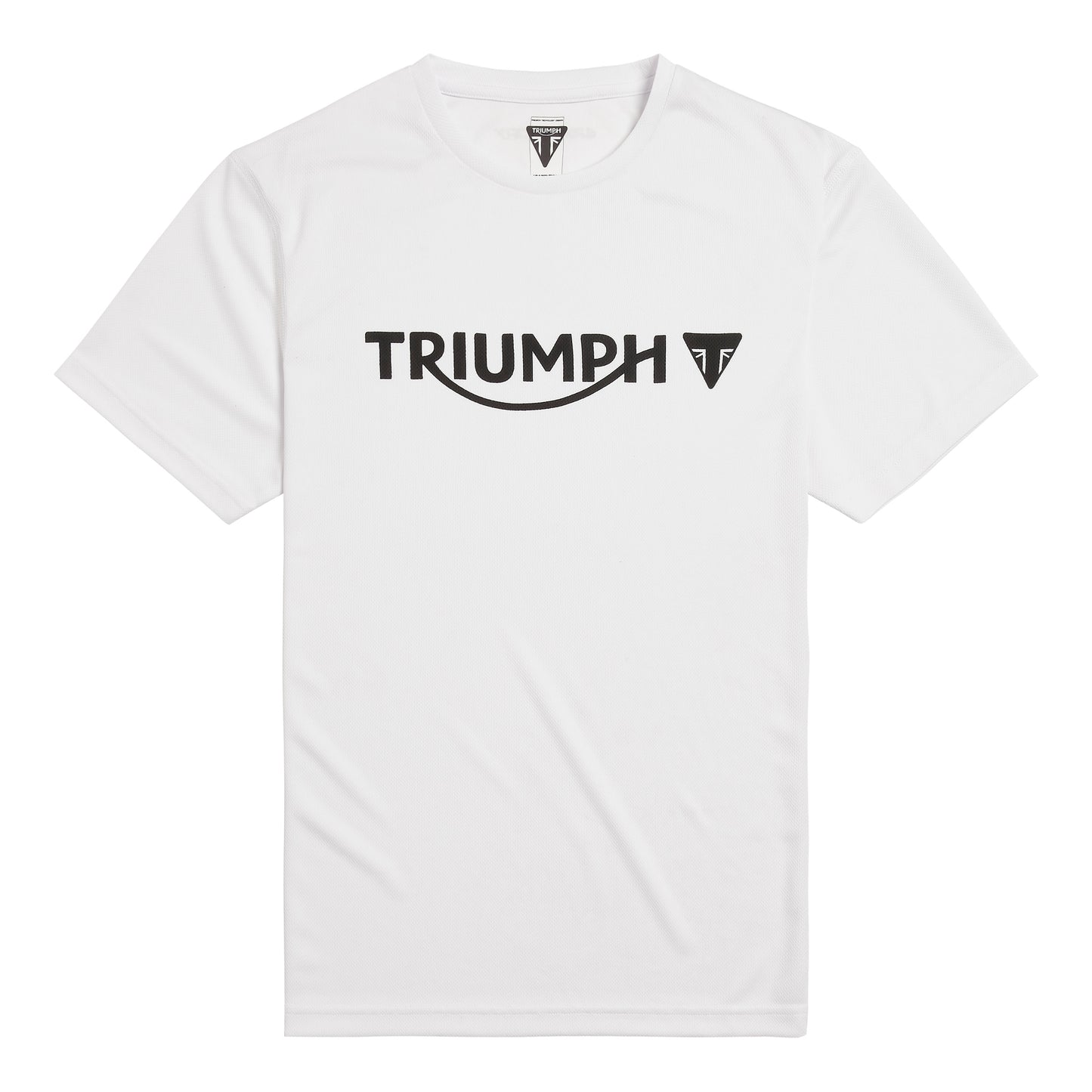 MTSS24100 - RAPID S/SLV TEE WHITE-L - Genuine Triumph Motorcycle Product