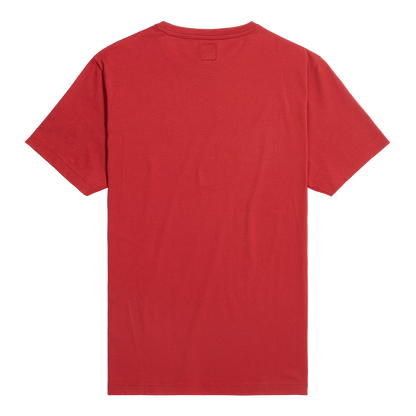 MTSS24105 - CARTMEL TEE-RED/BONE-L - Genuine Triumph Motorcycle Product