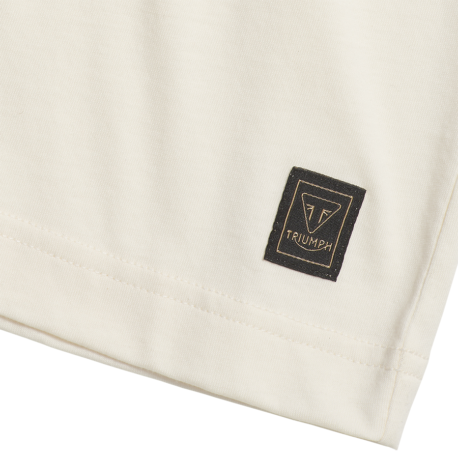 MTSS24116 - SS CHECKERBOARD TEE-L - Genuine Triumph Motorcycle Product