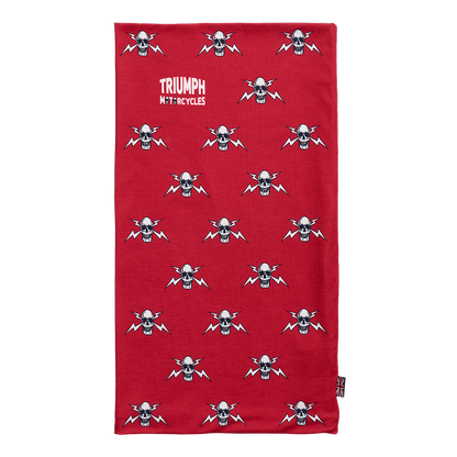 MTUS22315 - RED BOLT FACE NECK TUBE - Genuine Triumph Motorcycle Product