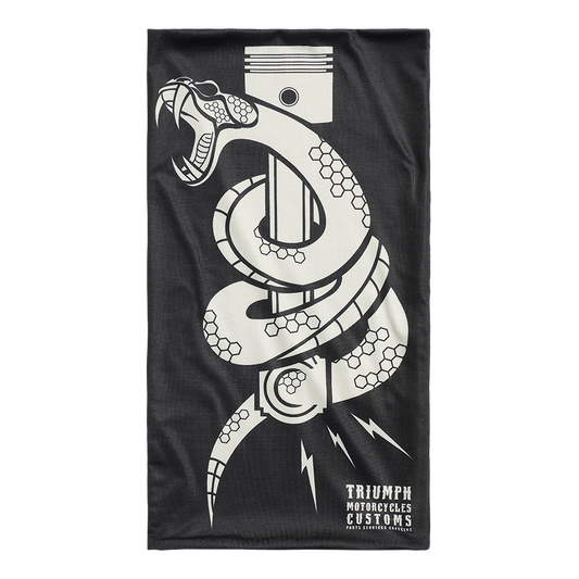 Venom Neck Tube in Black and Bone - SS23