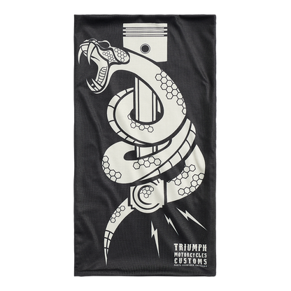 Venom Neck Tube in Black and Bone - SS23