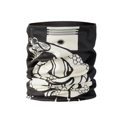Venom Neck Tube in Black and Bone - SS23